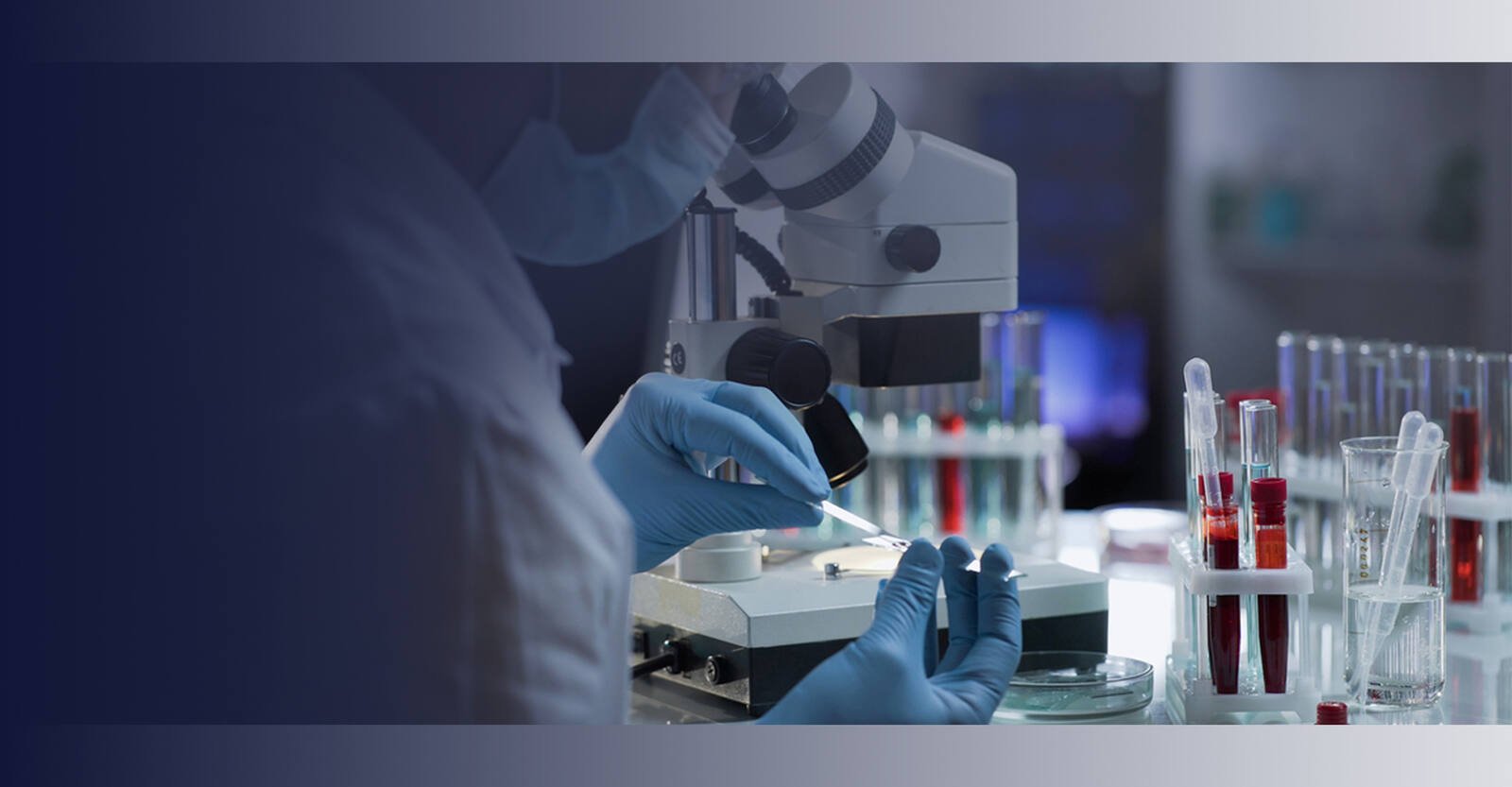 AQC Labs analyst performing clinical diagnostics testing